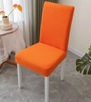 6 Pcs Orange Color Honeycomb Chair Cover